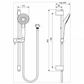 Душевой гарнитур Ideal Standard Ideal Evo B2233AA