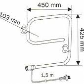 Полотенцесушитель электрический Pax  Pax_45