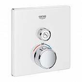 Термостат для душа, белый, Grohe Grohtherm SmartControl 29153LS0