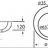 Раковина 50 см BelBagno Aria BB1053LW