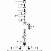 Вертикальный вентиль GROHE Costa L 20186001