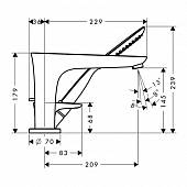 Смеситель для ванны Hansgrohe PuraVida 15432400