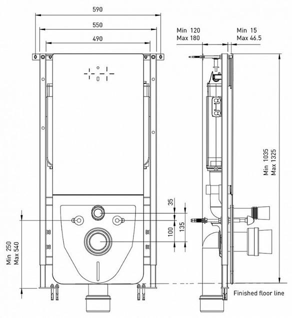 Фотография товара Bocchi Target T02-2113B60