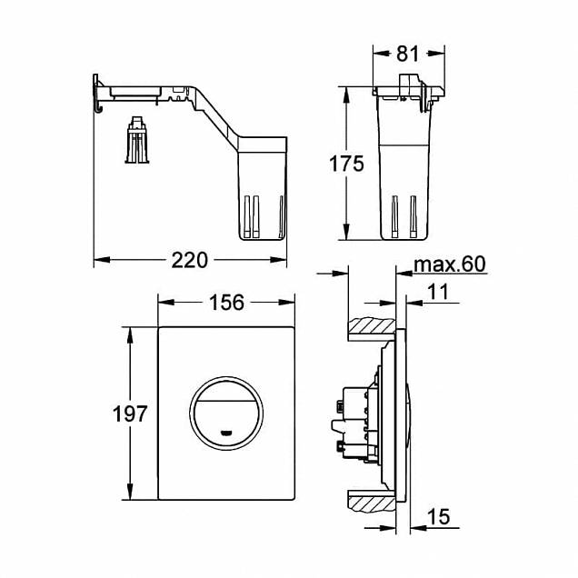 Фотография товара Grohe Nova Cosmopolitan 38799000Gr