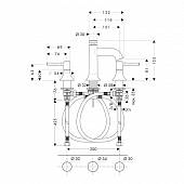 Смеситель для раковины (д.к) Hansgrohe Talis Classic 14113000