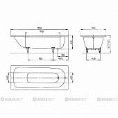 Ванна стальная 170x75 Antislip/Perl-Effekt Kaldewei Saniform Plus 373-1 112630003001