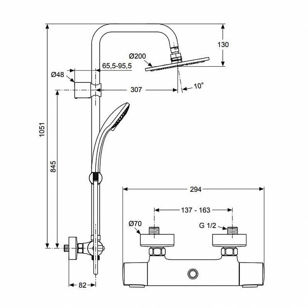 Фотография товара Ideal Standard Ideaduo A5686AA