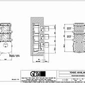 Внешняя часть термостата на 2 выхода Gessi Tondo 43234.031