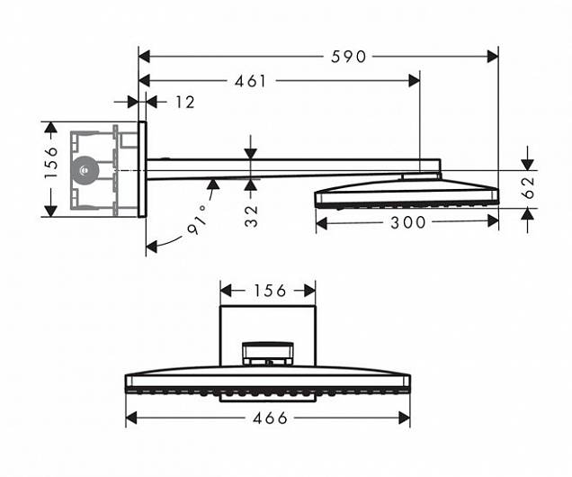 Фотография товара Hansgrohe Rainmaker Select 24005400