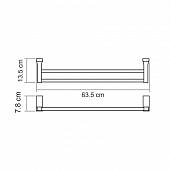 Полотенцедержатель 63,5 см WasserKraft Lopau K-6040