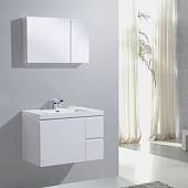 Тумба под раковину 80 см, Bianco Lucido, BelBagno Luce BB800VAC/BL