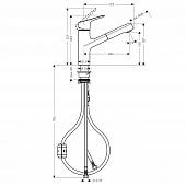 Смеситель для кухни Hansgrohe Focus M43 71842000