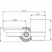 Держатель мыльницы и стакана Zorg Antic AZR 21 SL