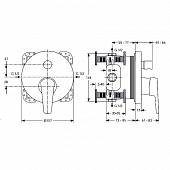 Смеситель для ванны Ideal Standard Cerasprint New A5723AA