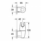 Настенный держатель для душа Grohe Movario 28401000