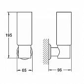 Светильник, хром Grohe Atrio 40317000