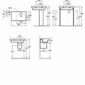 Раковина 65, левая, см Jacob Delafon Odeon Up E4758G-00