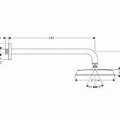 Верхний душ Hansgrohe Raindance 27424000