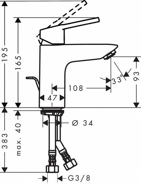 Фотография товара Hansgrohe Novus Loop 71080000