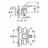 Смеситель для душа Grohe Eurostyle 33590003