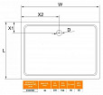 Фотография товара Cezares Tray TRAY-M-AH-160/90-35-W