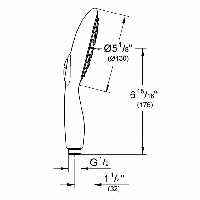 Фотография товара Grohe Power&Soul 27672HF0Gr