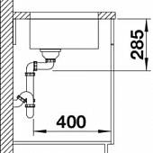 Мойка из нержавейки Blanco Supra 400-U 518201