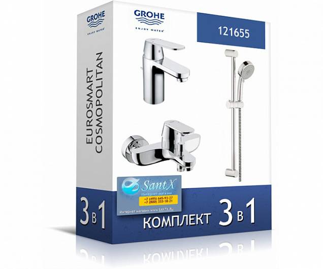 Фотография товара Grohe Eurosmart Cosmopolitan   121655Gr