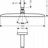 Верхний душ Hansgrohe Raindance 27381000
