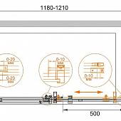 Душевой уголок 150х90 см, профиль хром, Cezares STYLUS-M-AH-1-150/90-C-Cr