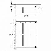 Полотенцедержатель 55 см Grohe Essentials 40800001