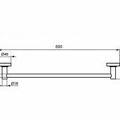 Полотенцедержатель 60 см Ideal Standard IOM A9118AA