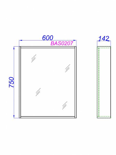 Фотография товара Aqwella Basic BAS0207DZ