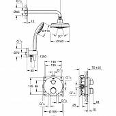 Душевая система Grohe Grohtherm 34735000Gr