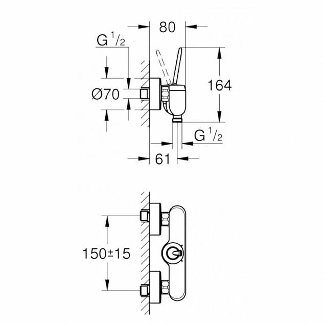 Фотография товара Grohe Eurodisc Joystick 23430LS0Gr