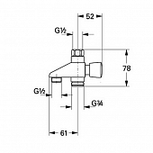 Переключатель для монтажа на смесителях Grohe 29736000