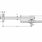 Верхний душ 30 см, Hansgrohe Raindance E 26238340