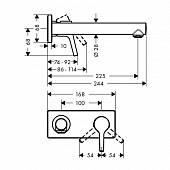 Смеситель для раковины Hansgrohe Talis S 72111000