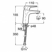 Смеситель для раковины Roca Atlas 5A3290C0M