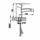 Смеситель для биде Lemark Mars LM3508C