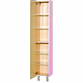 Шкаф-пенал, розовый, левый, Misty Джулия 35 L Л-Джу05035-1210Л