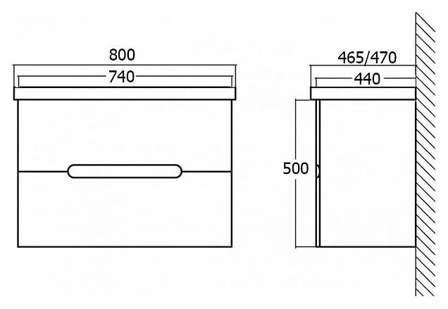 Фотография товара BelBagno Luxury LUXURY/SOFT-800-2C-SO-BF