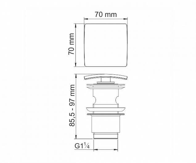 Фотография товара WasserKraft No design line WasserKraft A105