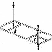 Каркас для ванны 190х90 см, Cezares 42-for_two-MF