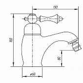 Смеситель для биде Migliore Bomond ML.BMD-9723.DO