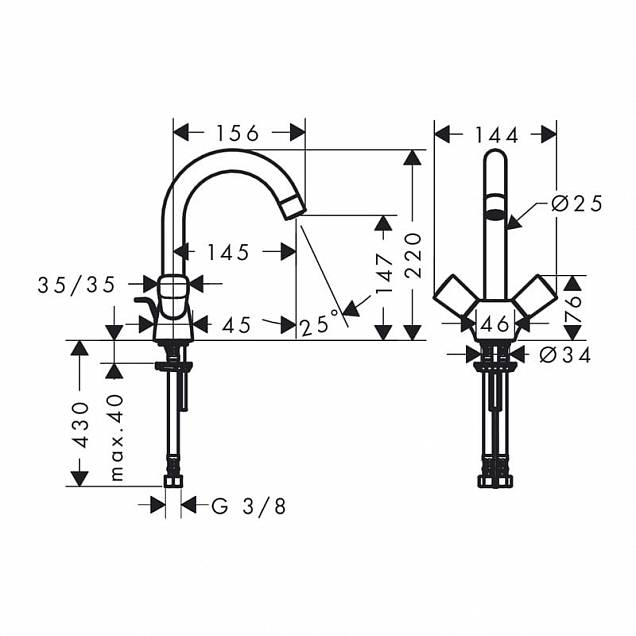 Фотография товара Hansgrohe Logis 71222000