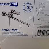 Смеситель для ванны с душевым набором WasserKraft Amper 2902L