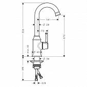 Смеситель для кухни Hansgrohe Talis M53 73872000