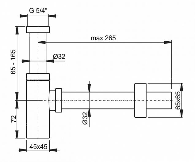 Фотография товара Alcaplast No design A401