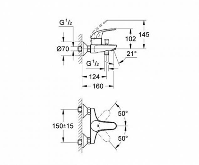 Фотография товара Grohe Euroeco   124428Gr